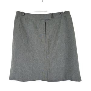 NWT New York & Company City Stretch Skirt Womens Sz 10 Gray Office